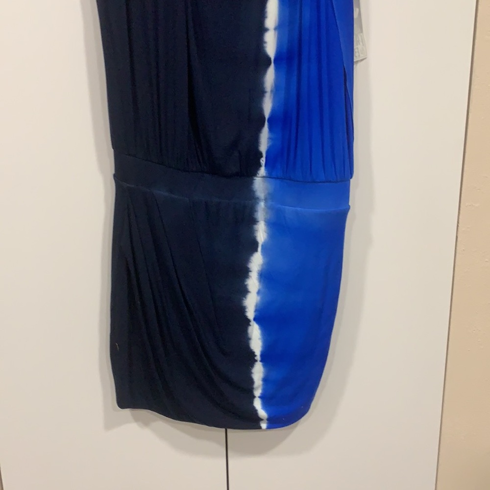 Young Fabulous & Broke Navy and Royal Blue Midi Dress - Picture 2 of 5